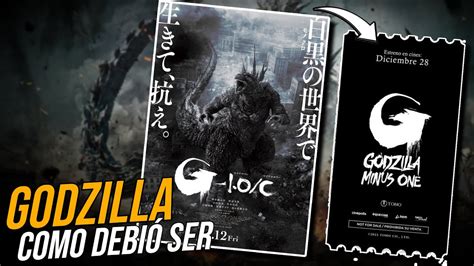 GODZILLA MINUS ONE NUEVA VERSION Fecha De Estreno Promocionales YouTube