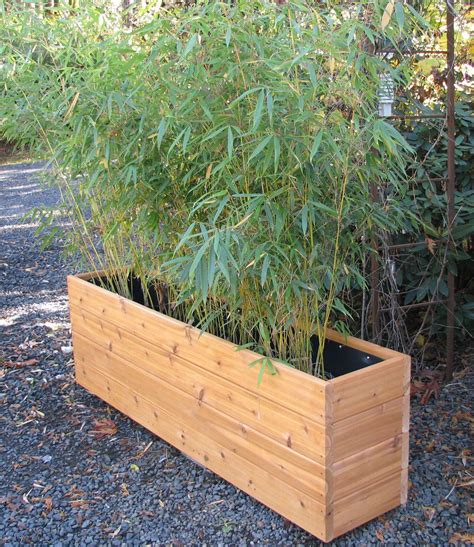 Bamboo Planters Outdoor Wooden Planters Bamboo Planter Bamboo Garden