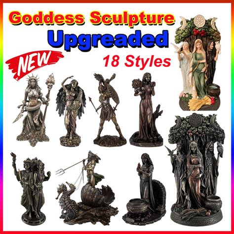 New Product Hot Sale The Triple Goddess Sculpture Celtic Sacred Moon