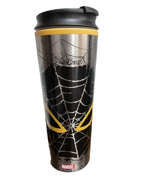 Termo Mug Metálico Spiderman Marvel Hombre Araña Cuotas Sin Interés