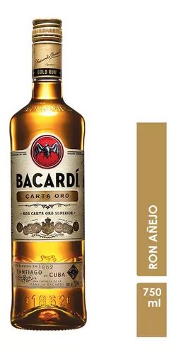 Ron Bacardi Carta Oro Ml Mercadolibre