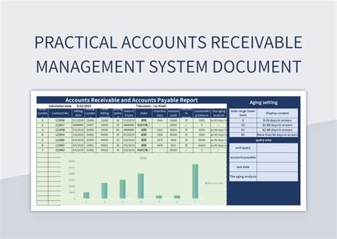 Practical Accounts Receivable Management System Document Excel Template