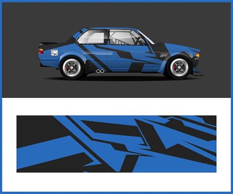 Premium Vector A Car Wrap That Says Bmw On It