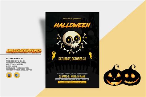 Halloween Party Flyer. Ms Word and Photoshop (2776549)