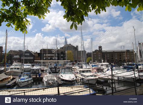 London United Kingdom April 25 2015 Boats At St Katharine Docks