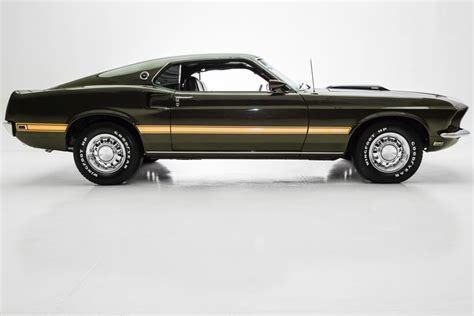 1969 Ford Mustang Mach 1 Dark Jade Green 351 Ac Ford Mustang Ford