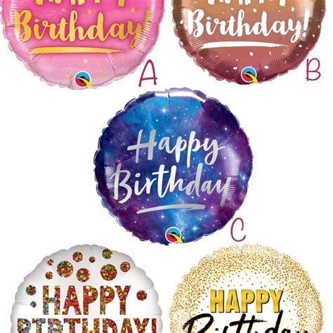 Happy Birthday Foil Balloons - Etsy