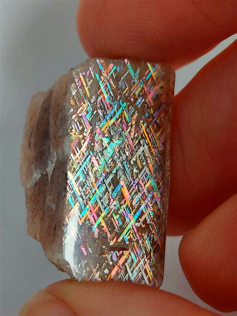 Stunning Rainbow Lattice Sunstone Specimen