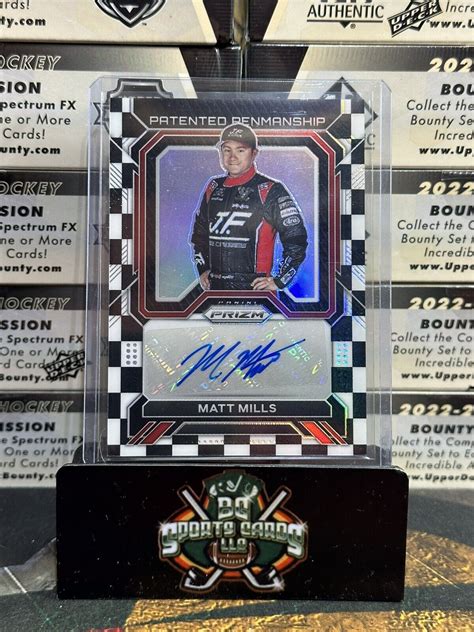 Matt Mills Prizm Racing Nascar Scripts Checkered Flag Prizm Auto