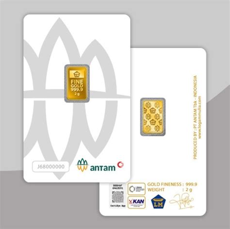 EMAS ANTAM LM Logam Mulia 2 Gr 2 Gram 2 G REINVENTED Lazada Indonesia