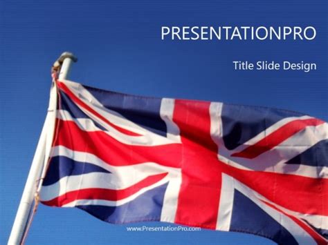 Uk British Flag Powerpoint Template Presentationpro