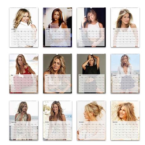 Sexy Jennifer Aniston Full Photo Calendar Choose Start Month Etsy