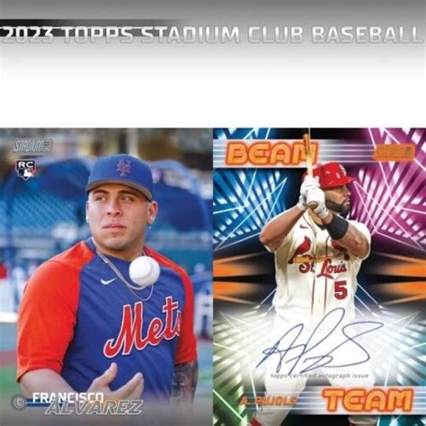 Topps Stadium Club Baseball Base Cards You Pick Pre Order