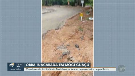 Obra Inacabada Em Esgoto Abre Buracos Em Ruas E Deixa Trechos