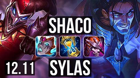 Shaco Vs Sylas Mid 1400 Games 6 Solo Kills 17m Mastery Euw