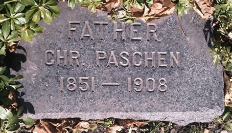 Christian Paschen 1851 1908 Find A Grave Memorial