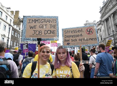 Hundreds Unity Protest Assembly At Old Palace Yard March And Rally At