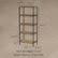 Best Buy Hastings Home 5 Tier Bookshelf Open Industrial Style Etagere