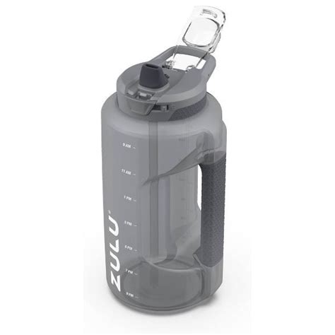 Zulu 64oz Jug Water Bottle - Gray | Bottle, Water bottle with times, Water bottle