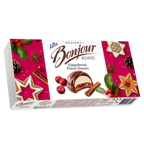 Konti Dessert with Gingerbread Flavor, Bonjour, 232 g/ 0.51 lb for Sale ...