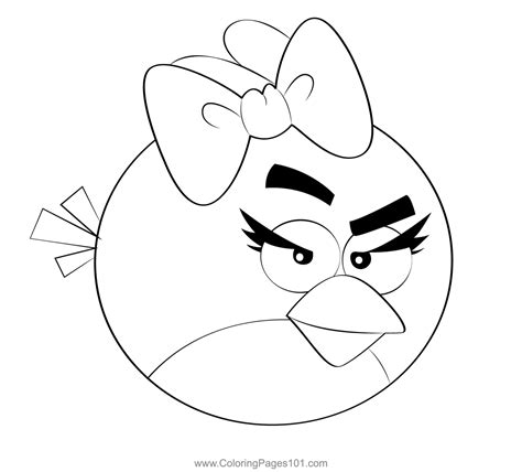 Cutiest Angry Birds Coloring Page for Kids - Free Angry Birds Printable ...