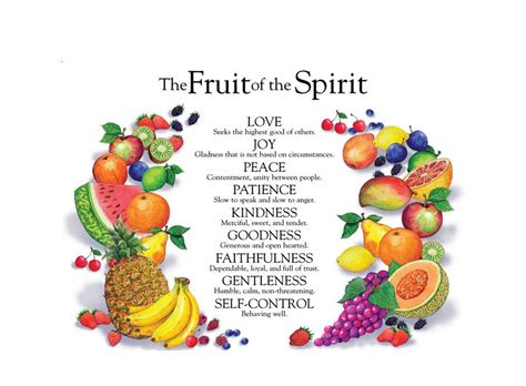 Farina: What is the fruit of the Holy Spirit?