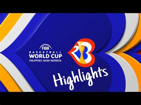 Fiba World Cup Basketball Game Highlights August Fiba