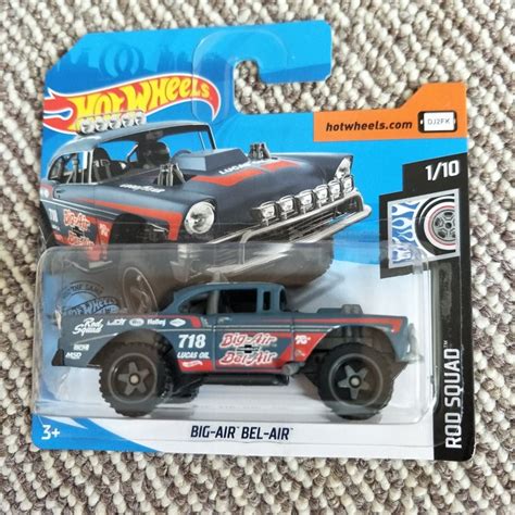 Hot Wheels Big Air Bel Air HW Rod Squad Navy Blue Perfect Etsy