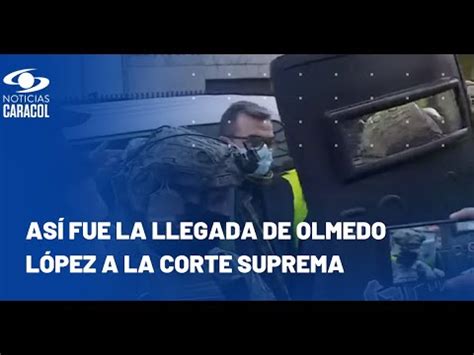 Conducido por la Policía Olmedo López llegó a Corte Suprema para