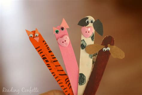 Craft Stick Farm Animals ~ Reading Confetti