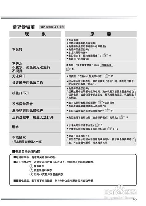 日立全自动洗衣机xqb50 Fx使用说明书 5 百度经验