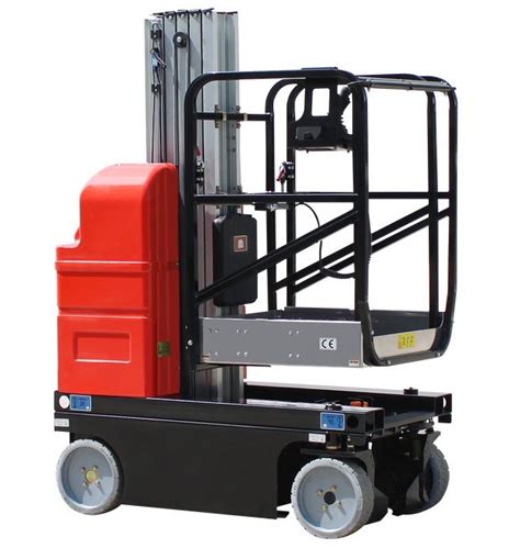 CE Approved Titeco Mini Indoor Manlift Self Propelled Single Telescopic