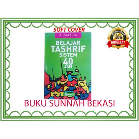 Jual Belajar Tashrif Sistem Jam Ibnu Azka Press Tashrif Jam