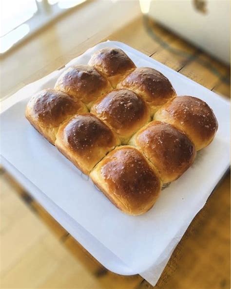 Homemade Hokkaido Milk Buns W Garlic Butter And Flakey Sea Saltold