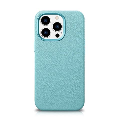 iCarer Litchi Premium Leather Case skórzane etui iPhone 14 Pro Max