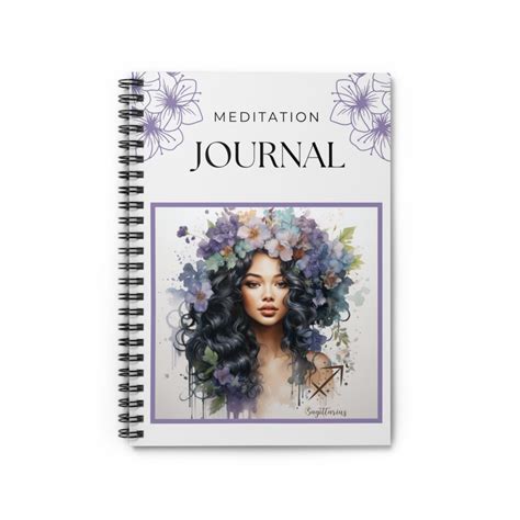 Sagittarius Writing Journal Zodiac Spiral Notebook Astrology Gifts