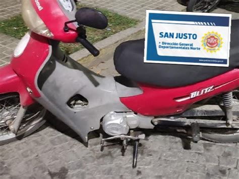 Retienen Una Moto Con Pedido De Secuestro La Voz De San Justo