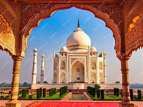 Premium Ai Image Taj Mahotsav India