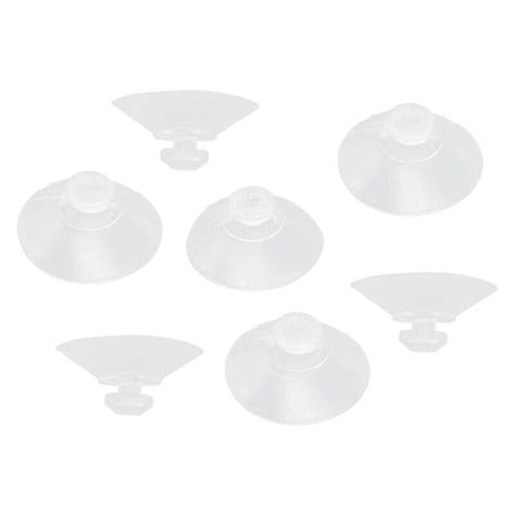 50 Pcs Transparent Mushroom Suction Cups Without Hooks Sucker Hanger