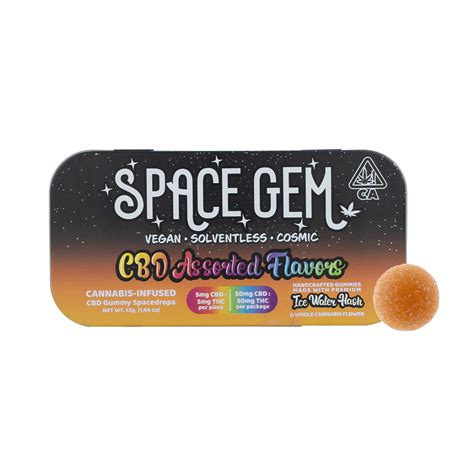 Space Gem Gummies Edible Space Drops 11 Cbdthc 50mg