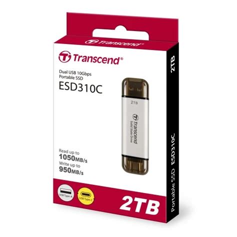 Transcend 2TB ESD310S Type C Portable SSD SIlver Price In BD