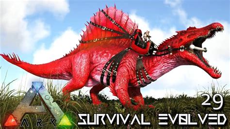 Ark Survival Evolved Alpha Spino Tame Black Chieftain Riot E