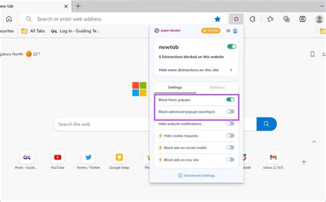 How To Block Or Allow Pop Ups On Microsoft Edge Guiding Tech