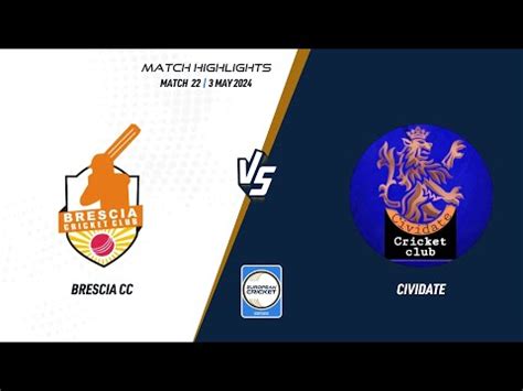 Match Bre Vs Civ Highlights Ecs Italy Brescia May