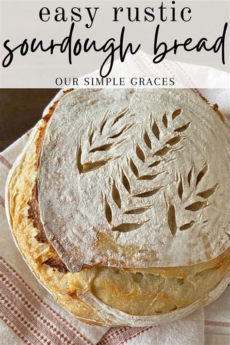 Easy Rustic Sourdough Bread Recipe With Sourdough Starter Artofit