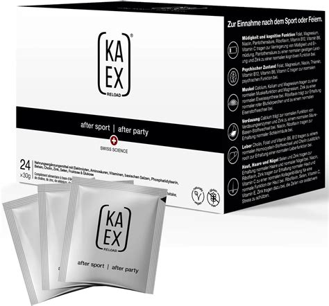 24x30g KA EX Elektrolyte Pulver Hydration Helper Mit Elektrolyten