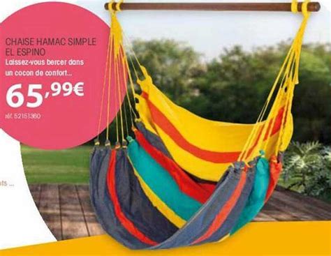 Offre Chaise Hamac Simple El Espino Chez Nature Et Decouvertes