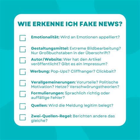 Welche Kompetenzen Jugendliche brauchen um Fake News selbstständig