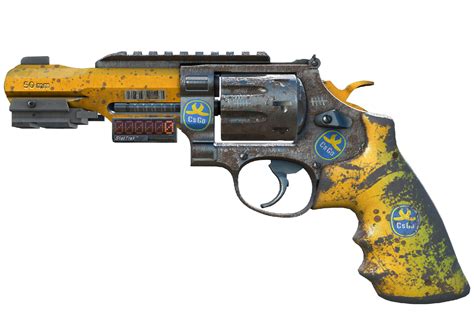 StatTrak R8 Revolver Banana Cannon Well Worn แลกเปลยนสกน CS