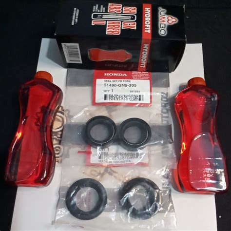 Jual Paket Oli Shock Seal Shock Shok Sok Plus Sil Tutup Abu Debu Supra